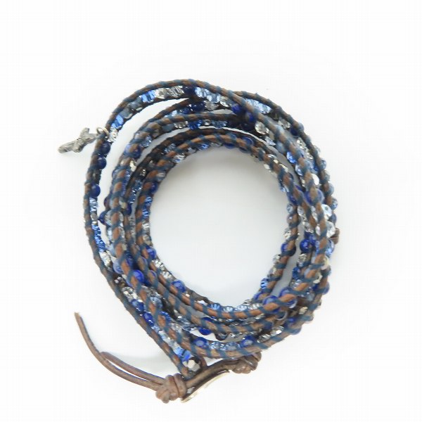 実際に弊社で買取させて頂いた【ギャラ付】CHAN LUU×Bloody Mary/チャンルー×ブラッディマリー 5ラップ レザー ブレスレット CL-BS-3999BCLの画像 3枚目