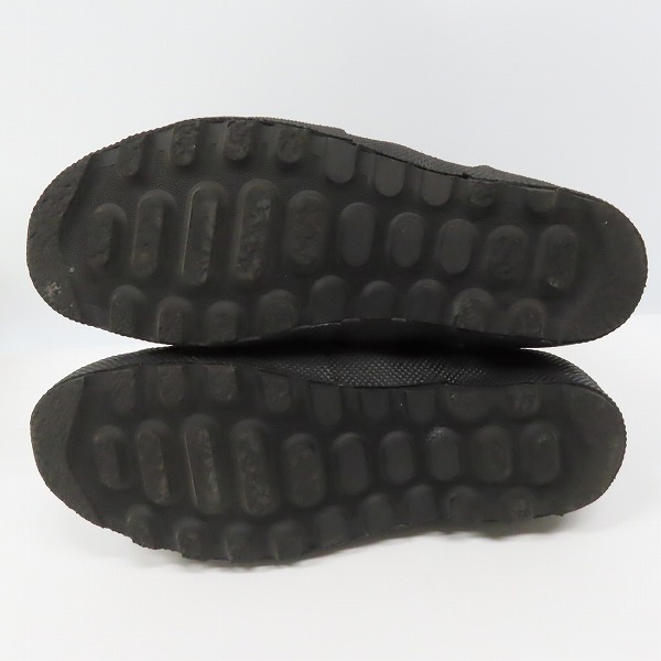 実際に弊社で買取させて頂いたBURBERRY/バーバリー レザー スニーカー ブラック /41の画像 2枚目