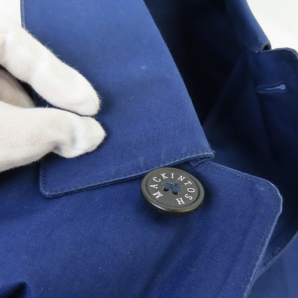 実際に弊社で買取させて頂いたMACKINTOSH/マッキントッシュ コットン ステンカラーコート/38の画像 5枚目