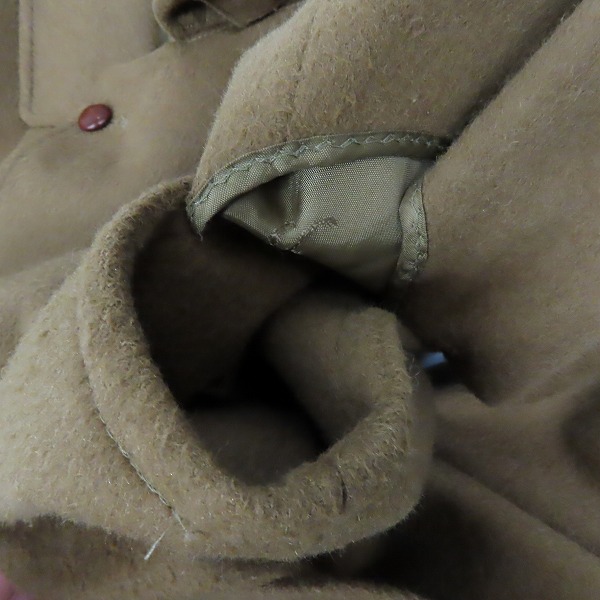 実際に弊社で買取させて頂いたBURBERRYS/バーバリーズ メルトン ウール チェスターコート/54の画像 7枚目