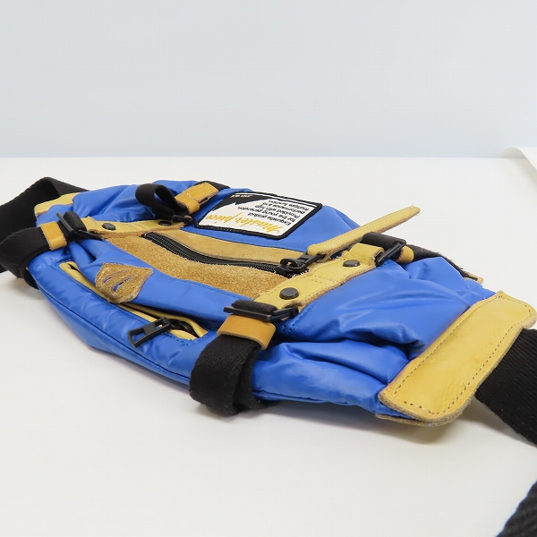 実際に弊社で買取させて頂いたmaster-piece×BEAMS/マスターピース×ビームス FOLD ナイロン ボディバッグ 24022-BEの画像 2枚目