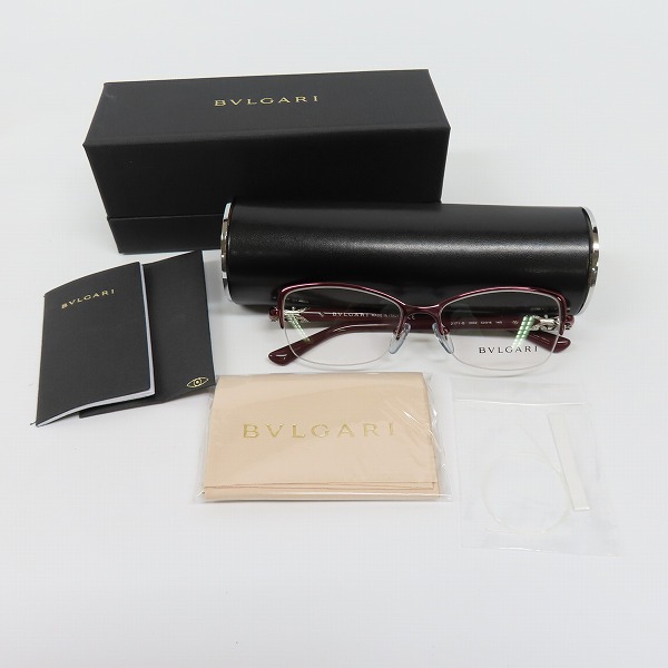 実際に弊社で買取させて頂いたBVLGARI/ブルガリ メガネフレーム アイウェア 2171-B 2002の画像 8枚目