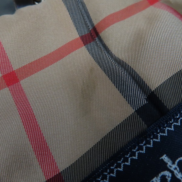 実際に弊社で買取させて頂いたBurberrys/バーバリー レザーブルゾン/Lの画像 7枚目