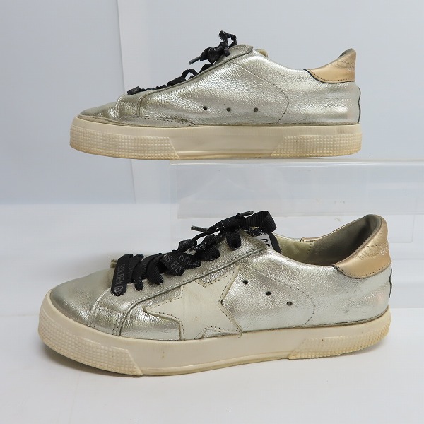 実際に弊社で買取させて頂いたGOLDEN GOOSE/ゴールデングース MAY スニーカー G28WS127.E11/35の画像 2枚目
