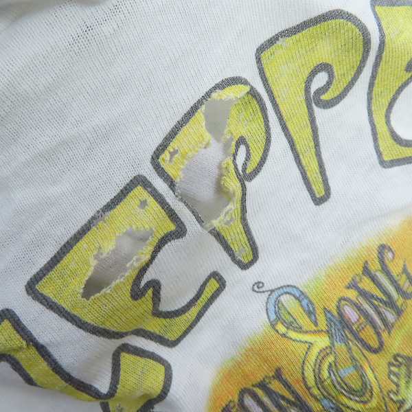 実際に弊社で買取させて頂いたLED ZEPPELIN/レッドツェッペリン 80s ヴィンテージ バンドTシャツ/Mの画像 3枚目