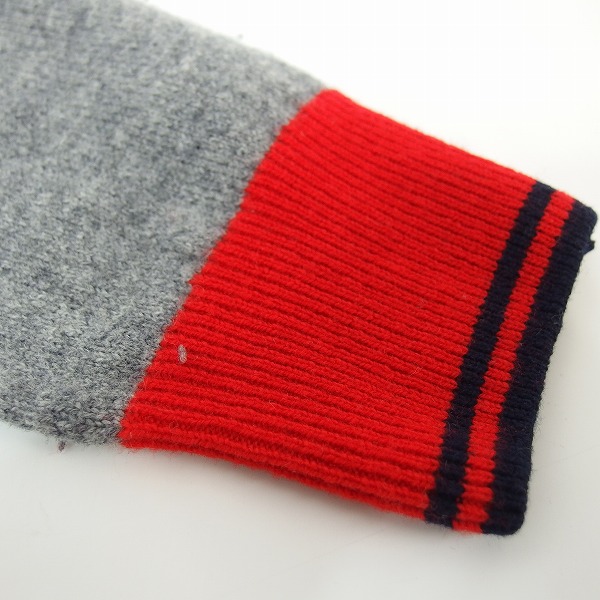 実際に弊社で買取させて頂いた FRED PERRY/フレッドペリー スコットランド製 ウールVネックニット/36の画像 7枚目