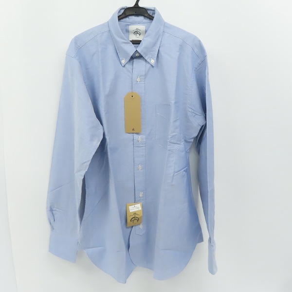 実際に弊社で買取させて頂いた【未使用】BLACK FLEECE by Brooks Brothers/ブラックフリース ブルックスブラザーズ ボタンダウン 長袖シャツ ブルー/BB3