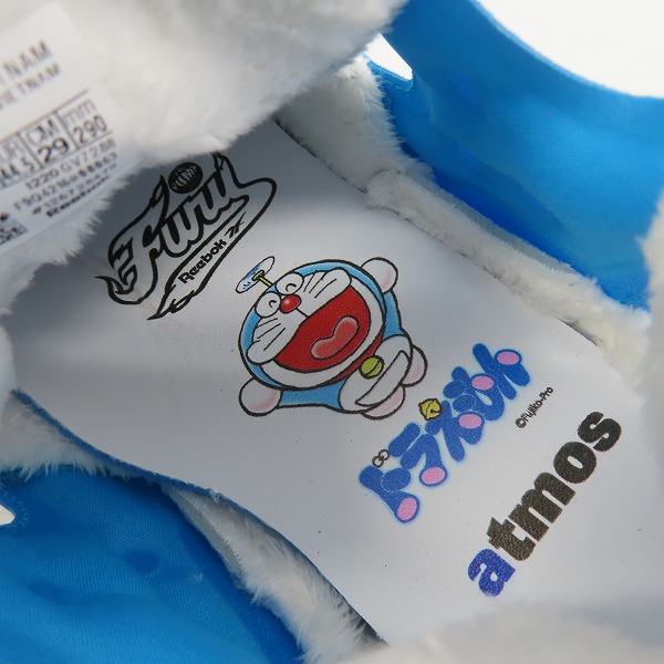 実際に弊社で買取させて頂いた【未使用】Reebok×atmos/リーボック×アトモス INSTAPUMP FURY OG/インスタポンプフューリー ドラえもん GV7288/29の画像 4枚目