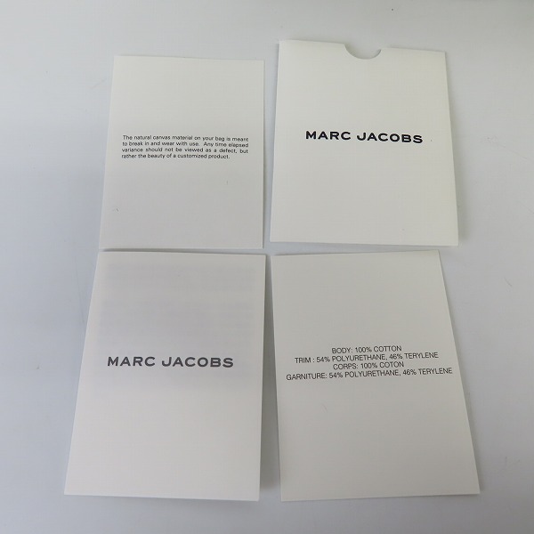 実際に弊社で買取させて頂いたMARC JACOBS/マークジェイコブス THE MINI TOTE BAG/2way キャンバストートバッグ/ショルダーバッグ M0016161 260の画像 7枚目