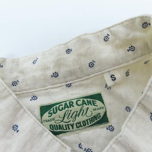 実際に弊社で買取させて頂いた【未使用】SUGAR CANE/シュガーケーン 総柄 バンドカラーシャツ SC36137/Sの画像 2枚目