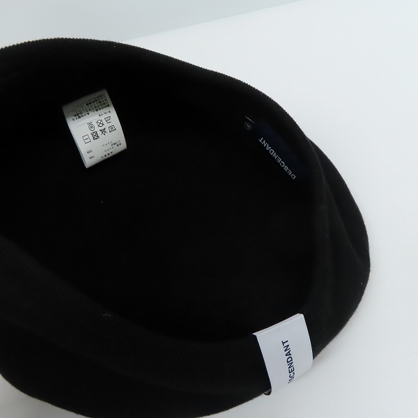 実際に弊社で買取させて頂いたDESCENDANT/ディセンダント 21AW MITCHELL BERET  ベレー帽 212ATDS-HT01の画像 4枚目