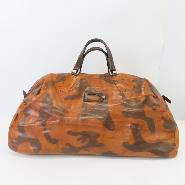 実際に弊社で買取させて頂いたDaniel&Bob/ダニエル＆ボブ 35周年 カモフラ柄/迷彩 レザーボストンバッグの画像 1枚目