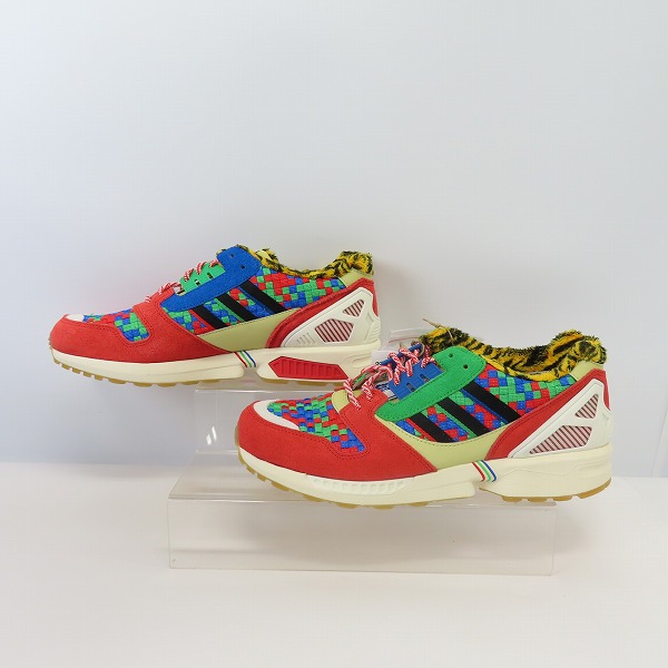 実際に弊社で買取させて頂いた【未使用】adidas×atmos/アディダス×アトモス ZX8000 HELLOGOLD/COREBLACK/RUSHRED SETSUBUN GW2448/29の画像 3枚目