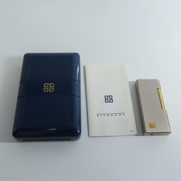 実際に弊社で買取させて頂いたGIVENCHY/ジバンシー ガスライター シルバー/ゴールドの画像 9枚目