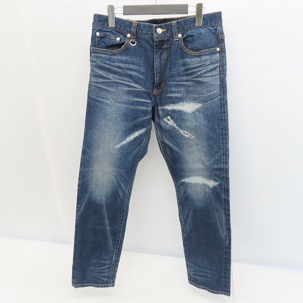 実際に弊社で買取させて頂いたuniform experiment/ユニフォームエクスペリメント 21AW ダメージデニムパンツ UE-212033/2