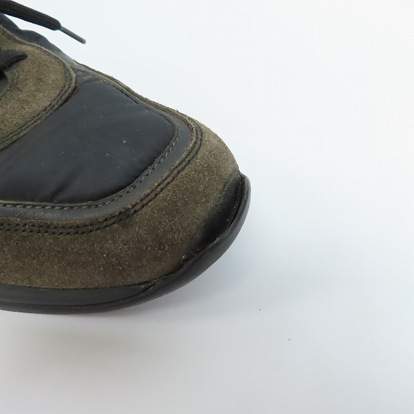 実際に弊社で買取させて頂いた【観賞用】PRADA/プラダ ローカットスニーカー レザー×ナイロン 4E2152/6の画像 8枚目