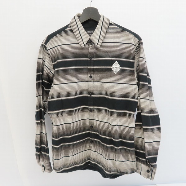 実際に弊社で買取させて頂いたCRIMIE/クライミー マルチボーダー L/S シャツ/L