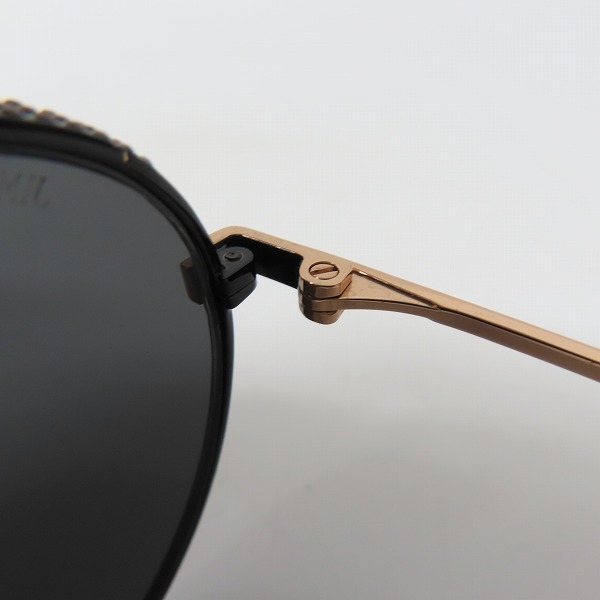 実際に弊社で買取させて頂いたJIMMY CHOO/ジミーチュウ  ELLO/S ラウンド型 サングラスの画像 4枚目