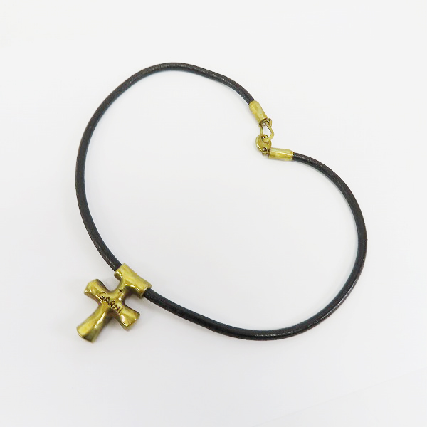 実際に弊社で買取させて頂いたGARNI/ガルニ レザーコード付き クロスネックレスの画像 6枚目