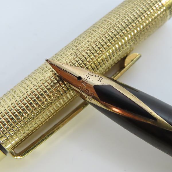実際に弊社で買取させて頂いたSHEAFFER/シェーファー ゴールド ペン先 14K 万年筆/筆記用具 3点セットの画像 2枚目