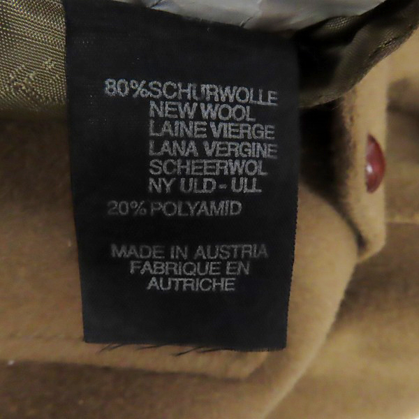 実際に弊社で買取させて頂いたBURBERRYS/バーバリーズ メルトン ウール チェスターコート/54の画像 4枚目