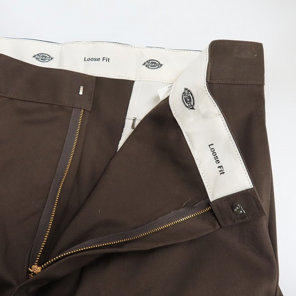 実際に弊社で買取させて頂いた【未使用】Dickies/ディッキーズ LOOSE FIT ワークパンツ ブラウン44×32の画像 5枚目