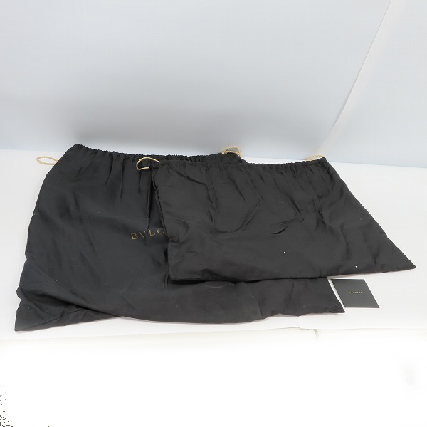 実際に弊社で買取させて頂いたBVLGARI/ブルガリ レザー 2輪 キャリーケース/スーツケース/ビジネスバッグ/ハンドバッグ 2点セットの画像 8枚目