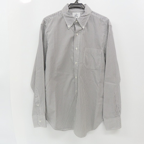 実際に弊社で買取させて頂いたBLACK FLEECE by Brooks Brothers/ブラックフリースバイブルックスブラザーズ 総柄 ロングスリーブシャツ/BB3