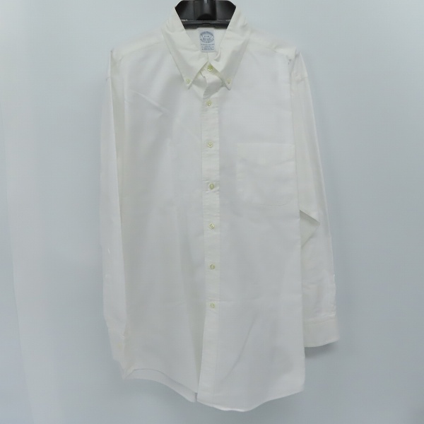 実際に弊社で買取させて頂いたBrooks Brothers/ブルックスブラザーズ B.D.シャツ ホワイト 17-33