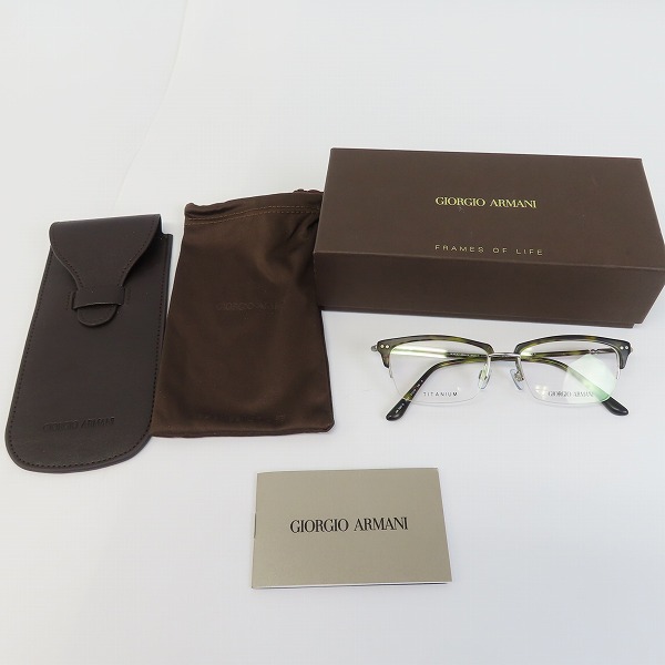 実際に弊社で買取させて頂いたGIORGIO ARMANI/ジョルジオアルマーニ メガネフレーム アイウェア AR7052-Dの画像 9枚目