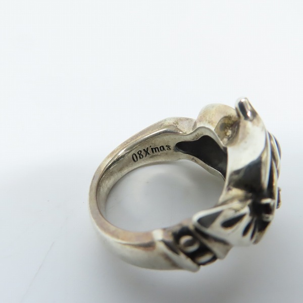 実際に弊社で買取させて頂いた【ギャラ付】Bloody Mary/ブラッディマリー KAI カイ 2008Xmas限定 鬼火リング/15号の画像 6枚目