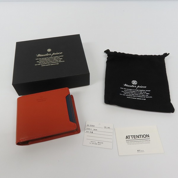 実際に弊社で買取させて頂いたmaster-piece/マスターピース 二つ折り財布 223052の画像 6枚目