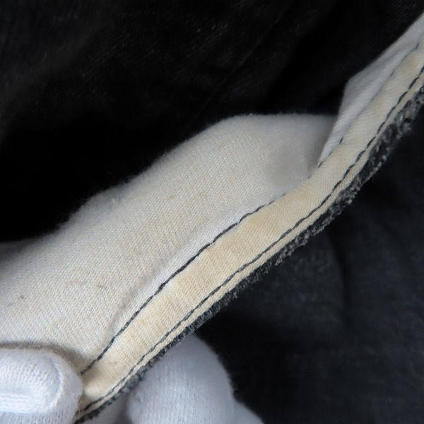 実際に弊社で買取させて頂いたuniform experiment/ユニフォームエクスペリメント SLIM-FIT SEMI FLARE DAMAGED JEANS/ダメージデニム UE-160065/4の画像 6枚目