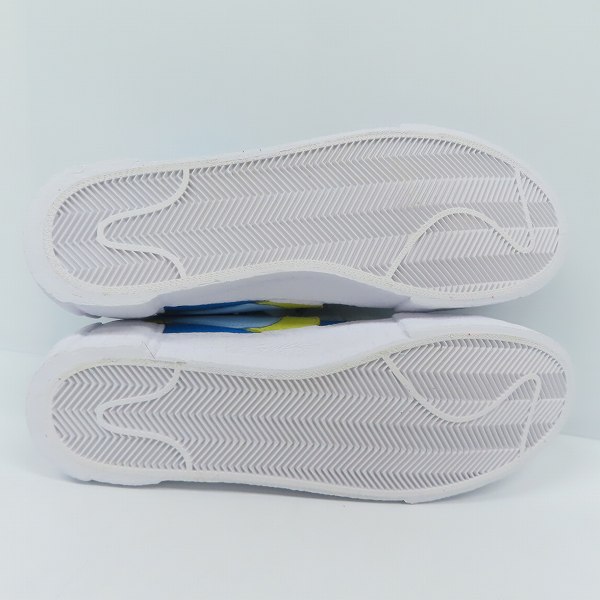 実際に弊社で買取させて頂いた【未使用】KAWS×sacai×NIKE/カウズ×サカイ×ナイキ Blazer Low Neptune Blue DM7901-400/28.5の画像 2枚目