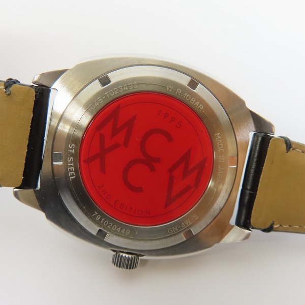 実際に弊社で買取させて頂いたPaul Smith/ポールスミス 1995年 復刻モデル クォーツ 腕時計 1045-T023495【動作未確認】の画像 3枚目