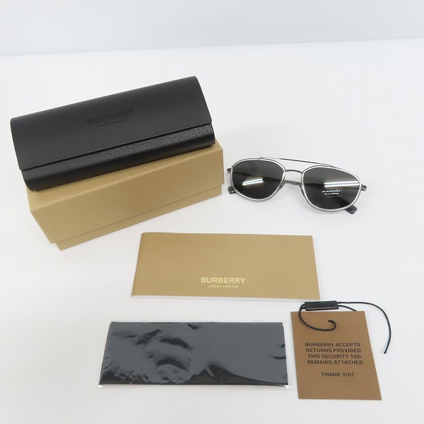 実際に弊社で買取させて頂いたBURBERRY/バーバリー サングラス/アイウェア B.FLIGHT COLLECTION B 3106 1003/87の画像 8枚目