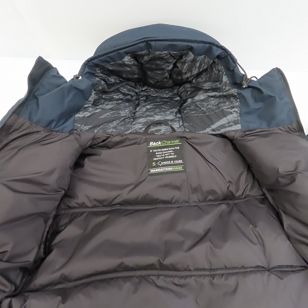 実際に弊社で買取させて頂いたBACK CHANNEL×NANGA/バックチャンネル×ナンガ HOODED DOWN JACKET ダウンジャケット ネイビー/Sの画像 7枚目