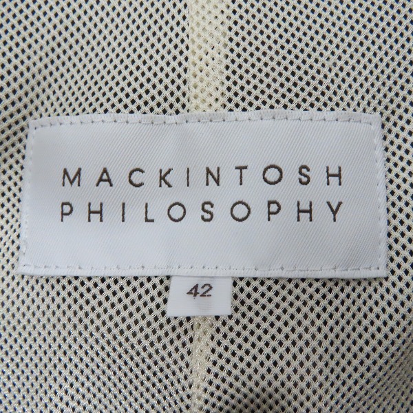実際に弊社で買取させて頂いたMACKINTOSH PHILOSOPHY/マッキントッシュフィロソフィー ロングコート H1C30-310-78/42の画像 2枚目