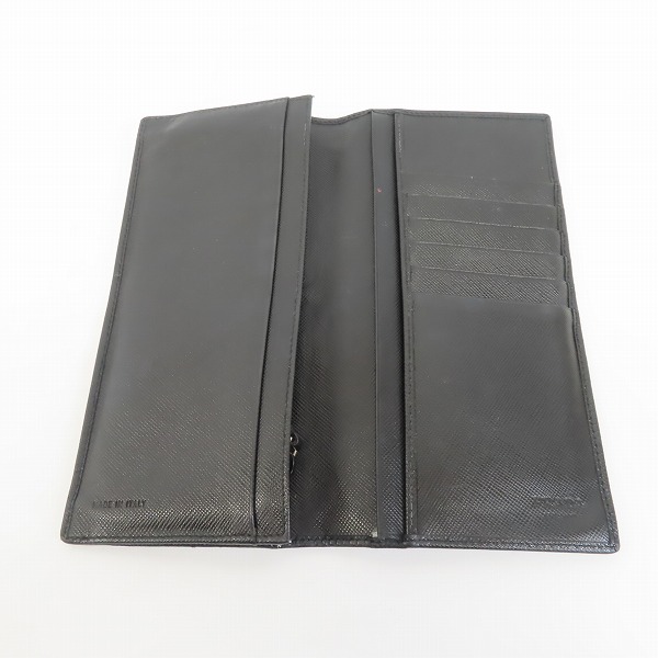 実際に弊社で買取させて頂いたPRADA/プラダ かぶせ蓋 長財布/ロングウォレットの画像 4枚目