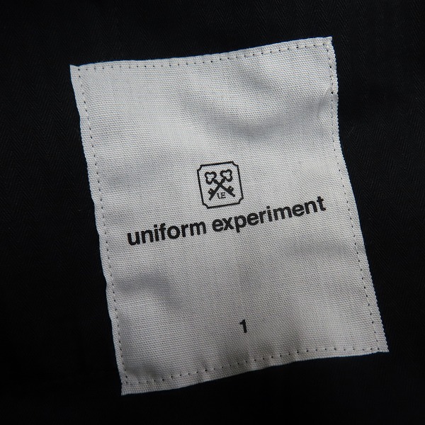 実際に弊社で買取させて頂いたuniform experiment/ユニフォームエクスペリメント SOLOTEX DRY STRETCH TWILLスリムフィットスラックス UE-200063/1の画像 2枚目