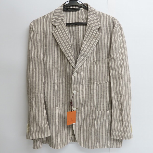 実際に弊社で買取させて頂いた【未使用】SOVEREIGN UNITED ARROWS/ソブリン ユナイテッド アローズ リネン テーラードジャケット 52