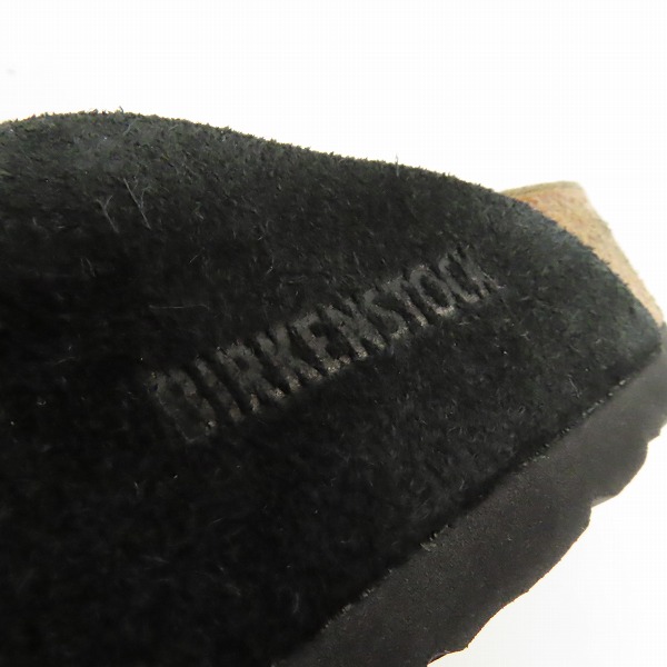実際に弊社で買取させて頂いたBIRKENSTOCK/ビルケンシュトック BOSTON/ボストン レザー スエード サンダル ブラック/26.0の画像 7枚目