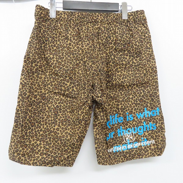 実際に弊社で買取させて頂いた【未使用】uniform experiment/ユニフォームエクスペリメント 18SS LEOPARD EASY SHORTS/レオパード ショーツ UE-180016/3