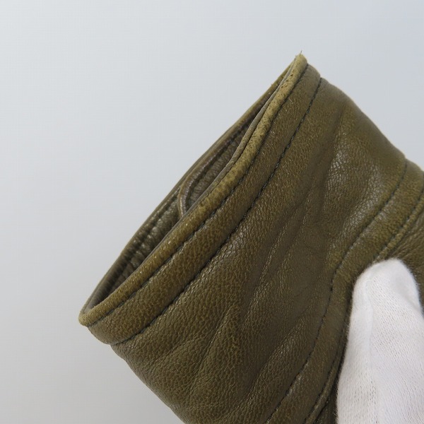 実際に弊社で買取させて頂いたBurberrys/バーバリー レザーブルゾン/Lの画像 9枚目