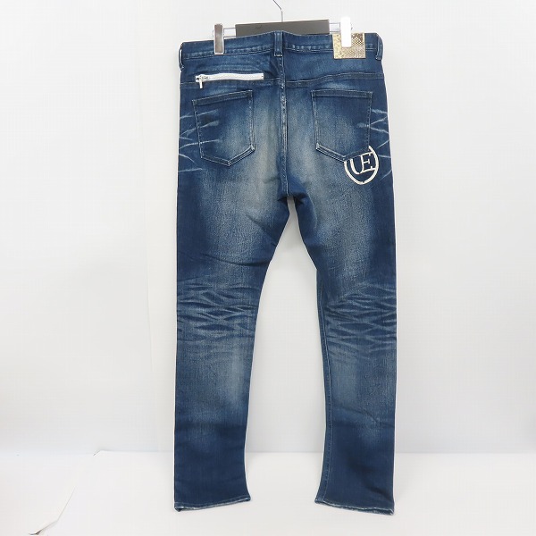 実際に弊社で買取させて頂いたuniform experiment/ユニフォームエクスペリメント 16AW DAMAGED STRETCH SKINNY JEANS/ダメージデニム UE-167007/4の画像 1枚目
