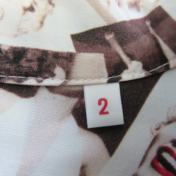 実際に弊社で買取させて頂いたHOLLYWOOD RANCH MARKET/ハリウッドランチマーケット マリリンモンロー総柄 半袖オープンカラーシャツ/2の画像 3枚目