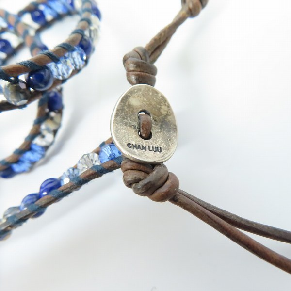 実際に弊社で買取させて頂いた【ギャラ付】CHAN LUU×Bloody Mary/チャンルー×ブラッディマリー 5ラップ レザー ブレスレット CL-BS-3999BCLの画像 5枚目