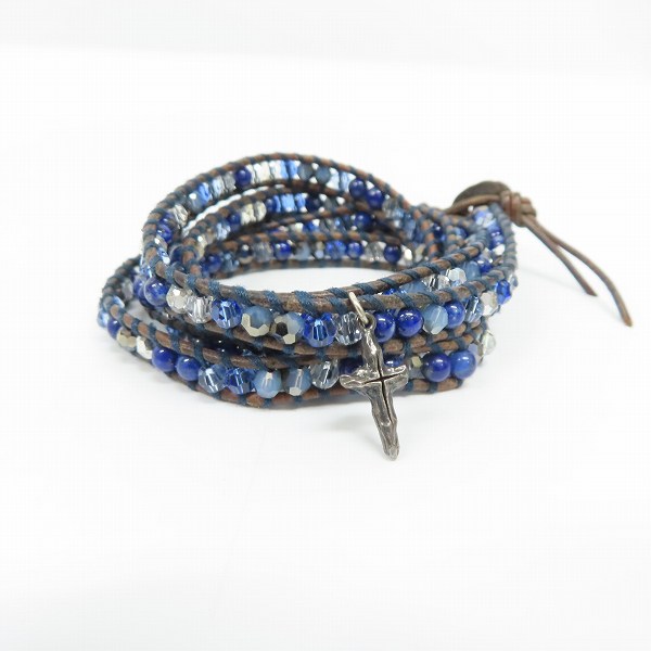 実際に弊社で買取させて頂いた【ギャラ付】CHAN LUU×Bloody Mary/チャンルー×ブラッディマリー 5ラップ レザー ブレスレット CL-BS-3999BCLの画像 1枚目