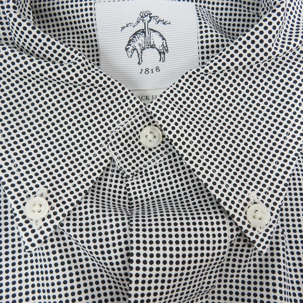 実際に弊社で買取させて頂いたBLACK FLEECE by Brooks Brothers/ブラックフリースバイブルックスブラザーズ 総柄 ロングスリーブシャツ/BB3の画像 4枚目