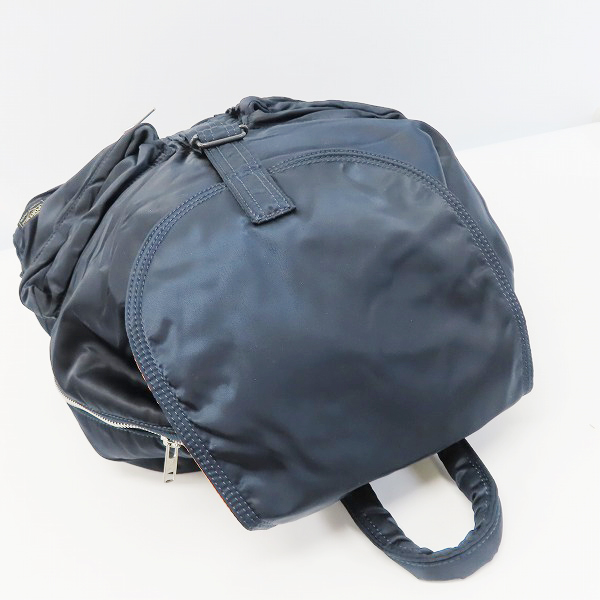 実際に弊社で買取させて頂いたHEAD PORTER/ヘッドポーター TANKER/タンカー バックパック/リュックサック ネイビーの画像 3枚目